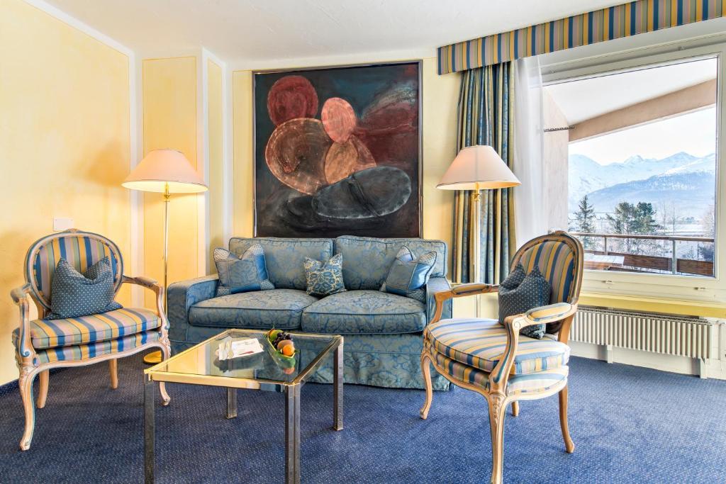 Quadratscha Alpenhotel Samedan Chambre photo