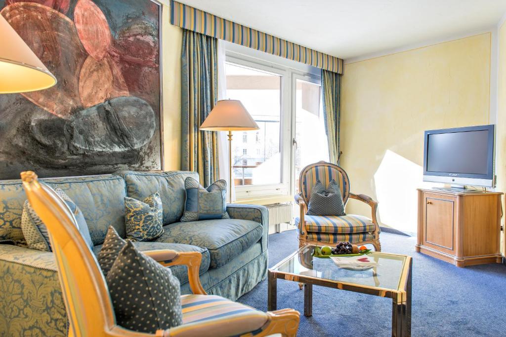 Quadratscha Alpenhotel Samedan Chambre photo