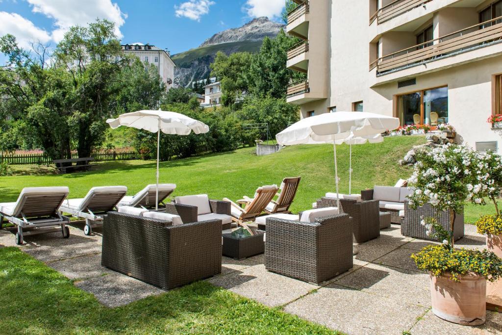 Quadratscha Alpenhotel Samedan Extérieur photo