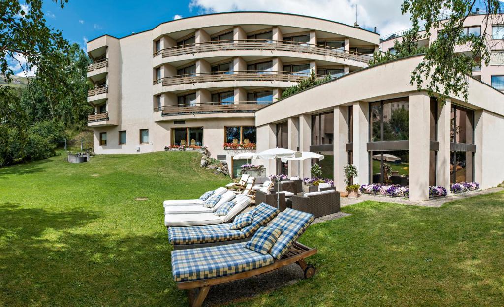Quadratscha Alpenhotel Samedan Extérieur photo